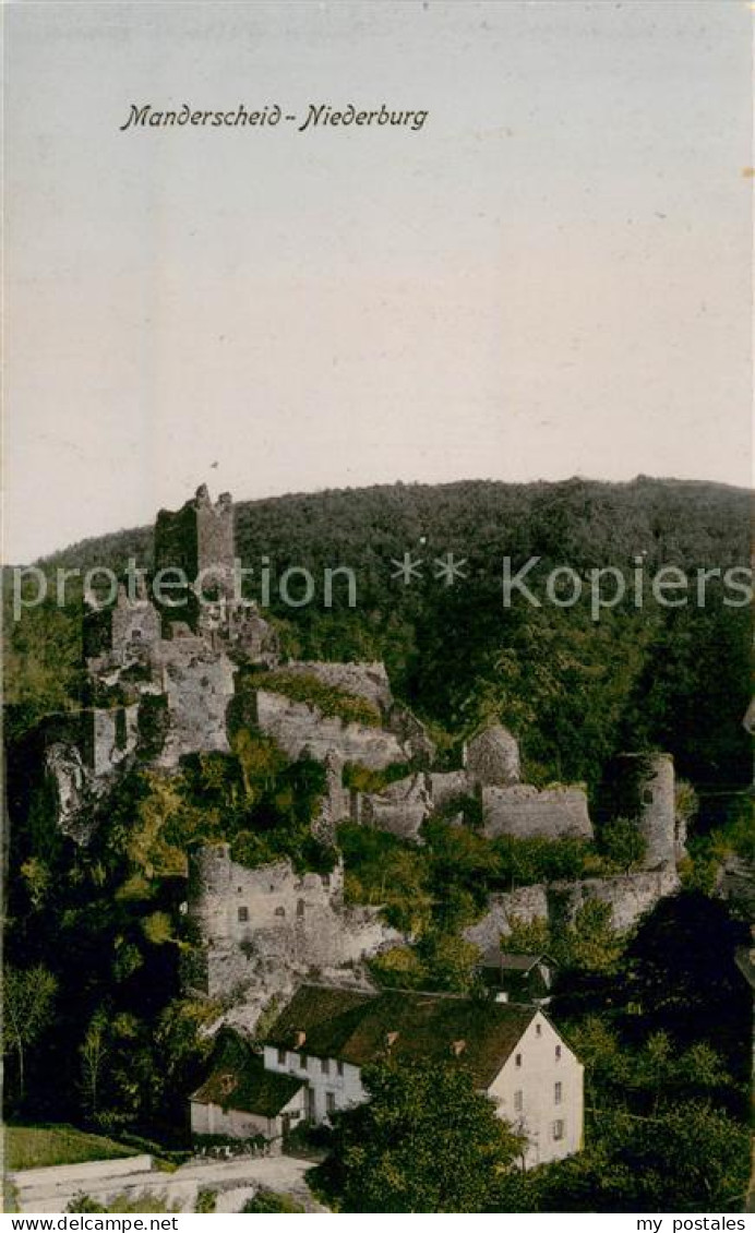 73695038 Manderscheid Eifel Niederburg Manderscheid Eifel - Manderscheid