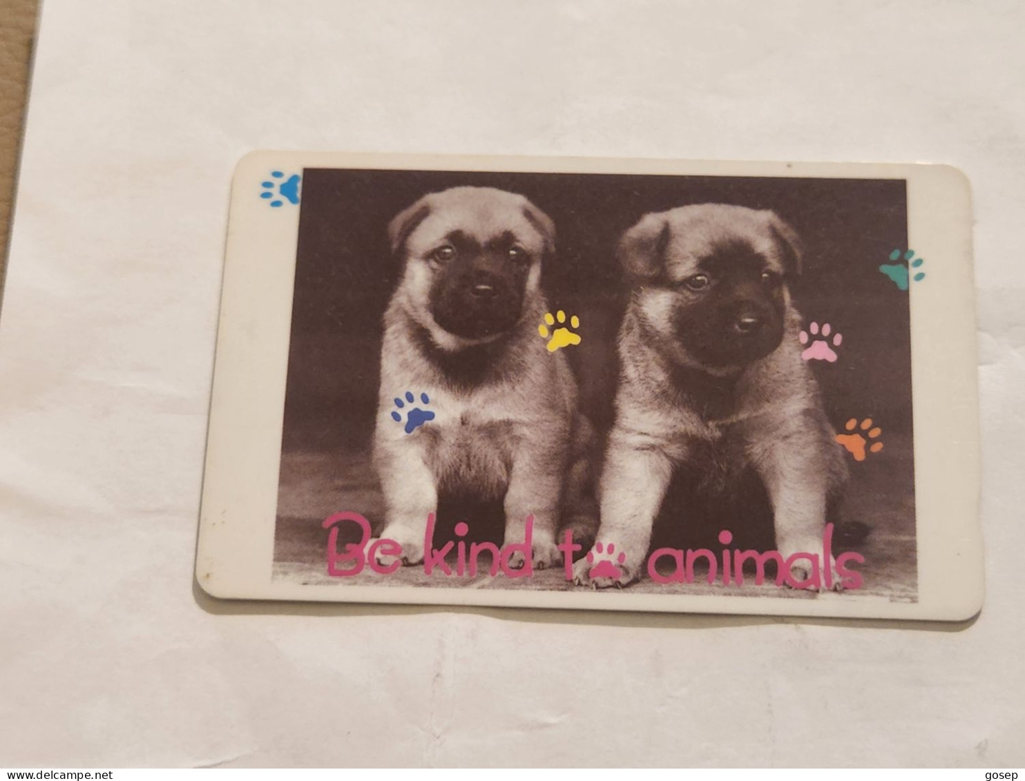 SINGAPORE-(76SIGB-0)-Puppies 2-(279)(76SIGB-040332)($20)(1/1/1996)-used Card+1card Prepiad Free - Singapour