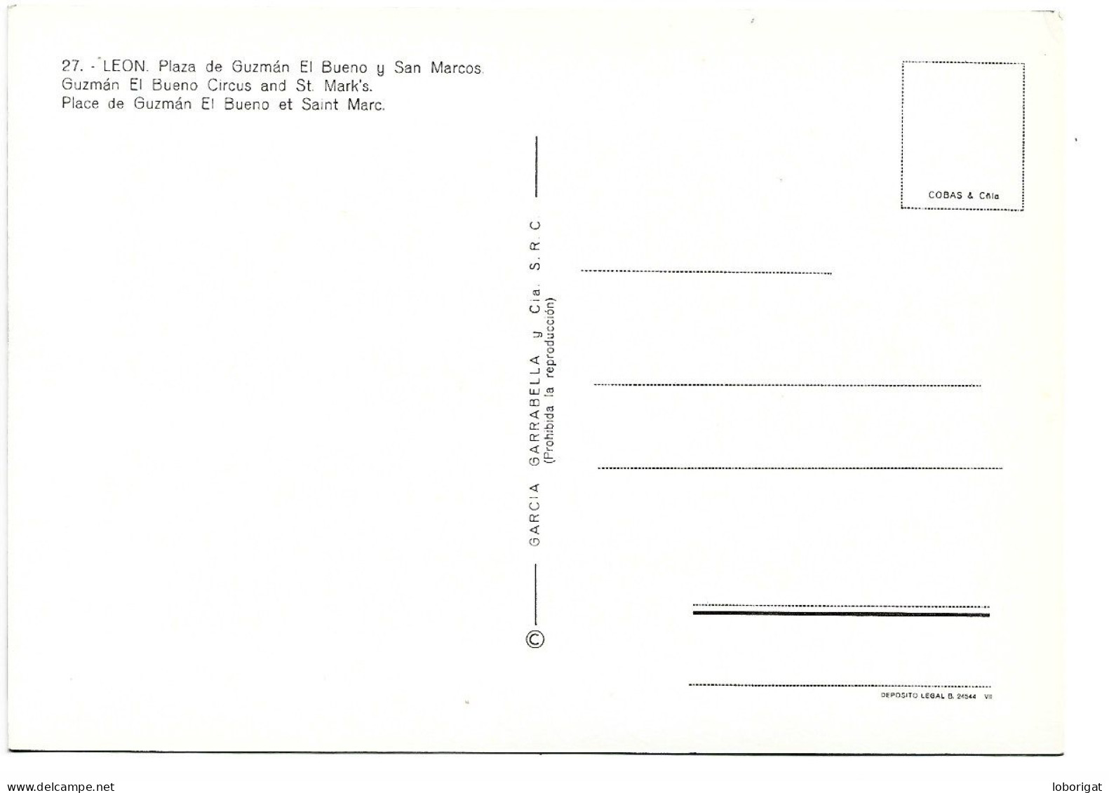 PLAZA DE GUZMAN EL BUENO Y SAN MARCOS / GUZMAN EL BUENO CIRCUS AND ST. MARK'S.- CASTILLA Y LEON - LEON.- ( ESPAÑA ). - León