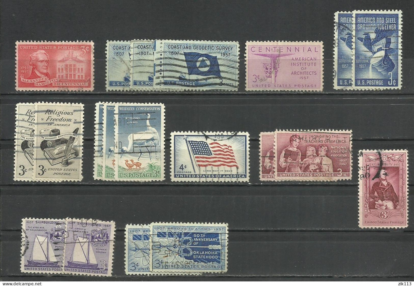 USA  1957 , USED - Usados