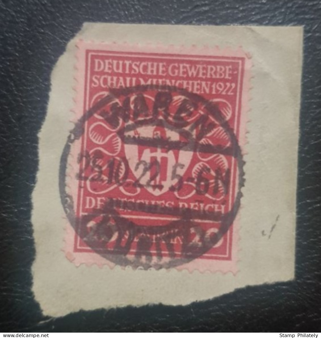 Germany 20MK Postmark Used Stamp 1922 Waren Cancel - Altri & Non Classificati