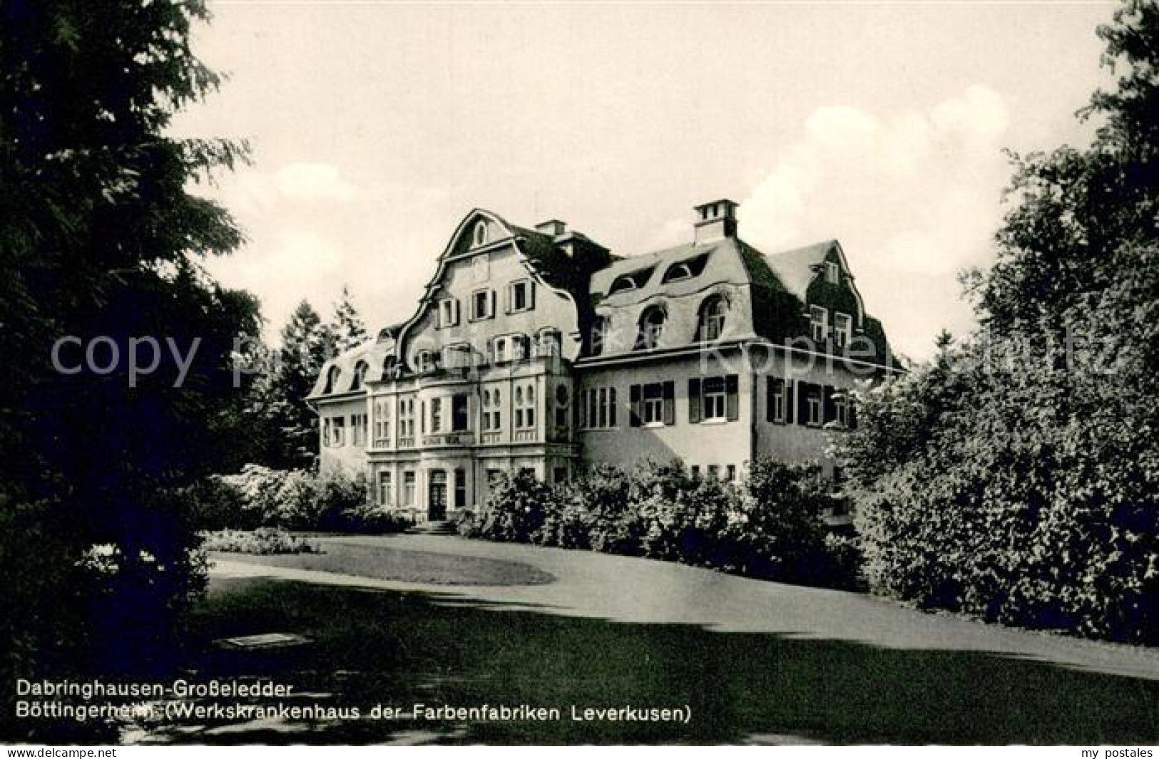 73694987 Dabringhausen Boettingerheim Werkskrankenhaus Der Farbenfabriken Leverk - Wermelskirchen