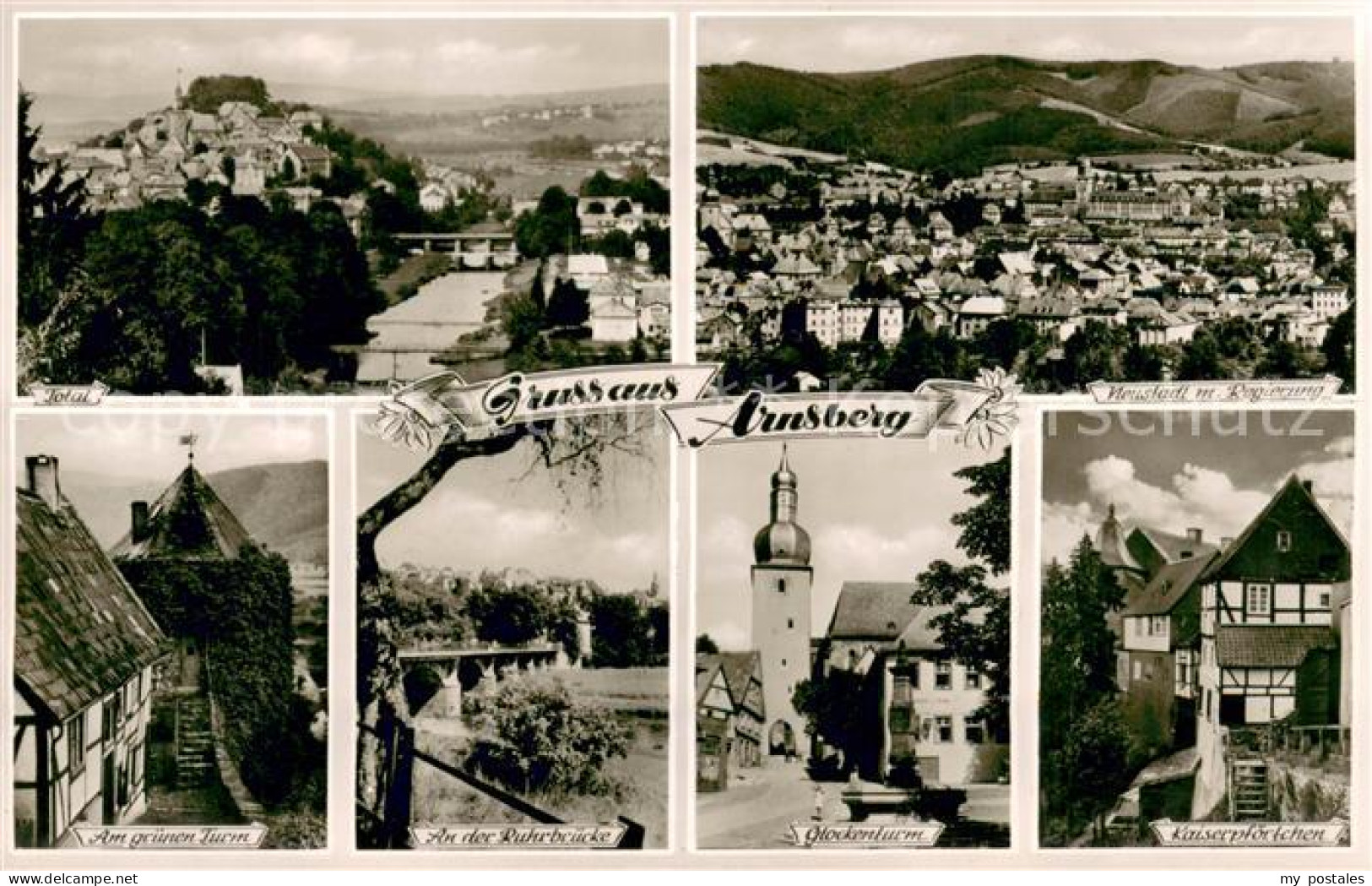 73694981 Arnsberg Westfalen Kaiserpfoertchen Am Gruenen Turm Ruhrbruecke Glocken - Arnsberg