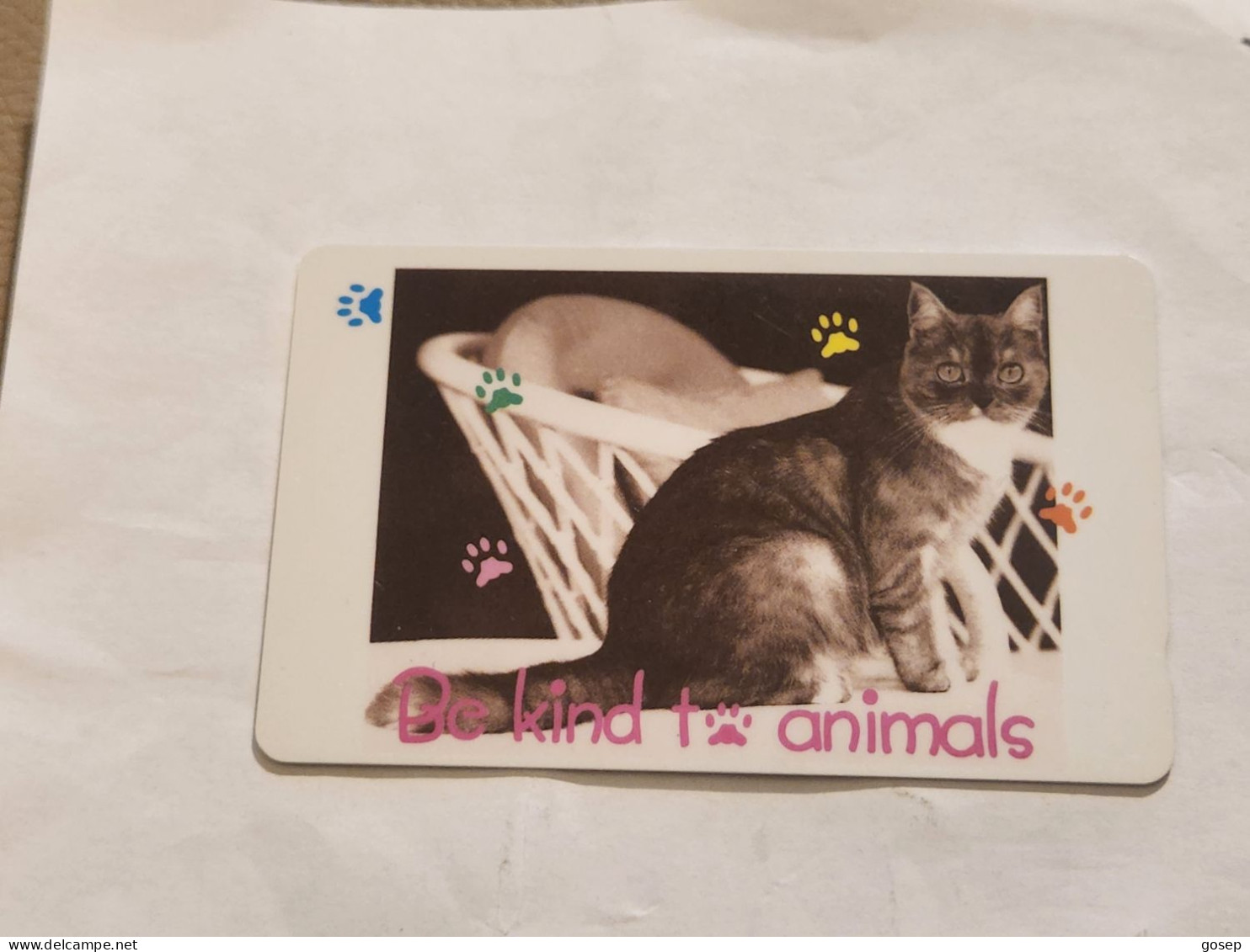 SINGAPORE-(76SIGC-0)-Pretty Cat-(281)(76SIGC-342717)($10)(1/1/1996)-used Card+1card Prepiad Free - Singapore