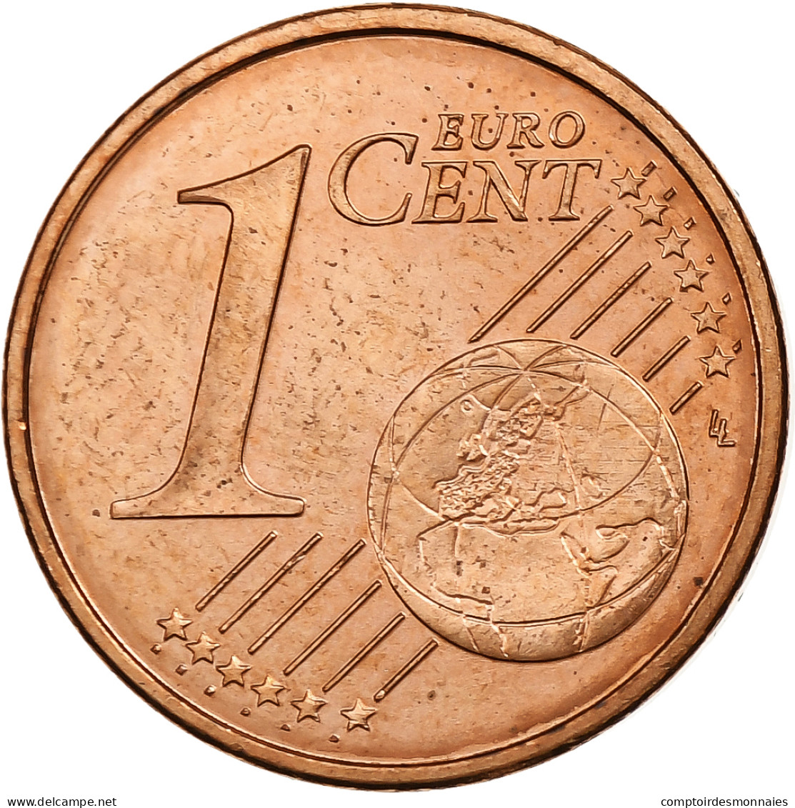 France, Euro Cent, Erreur Double Avers, Cuivre Plaqué Acier, SPL - Varietà E Curiosità