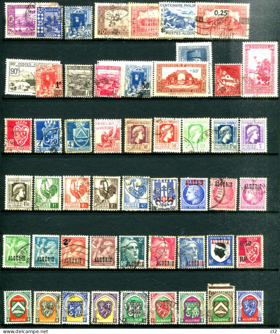 ALGERIE - Lot De 131 Timbres Différents - Verzamelingen & Reeksen