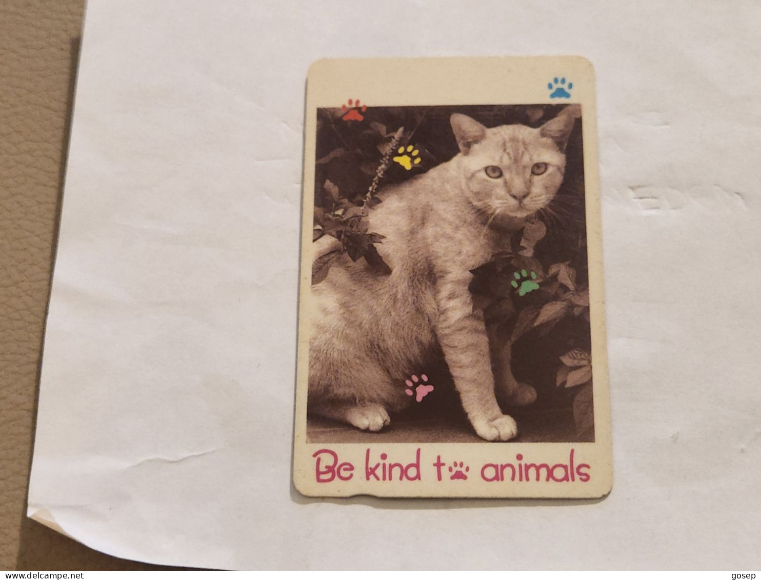 SINGAPORE-(76SIGD-0)-Pretty Cat-(282)(76SIGD-203385)($10)(1/1/1996)-used Card+1card Prepiad Free - Singapur