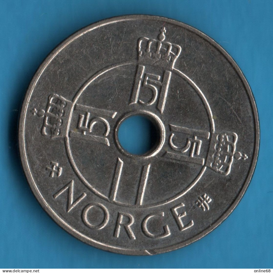 LOT MONNAIES 4 COINS : 2 X 1K + 2 X 5K NORWAY - Vrac - Monnaies