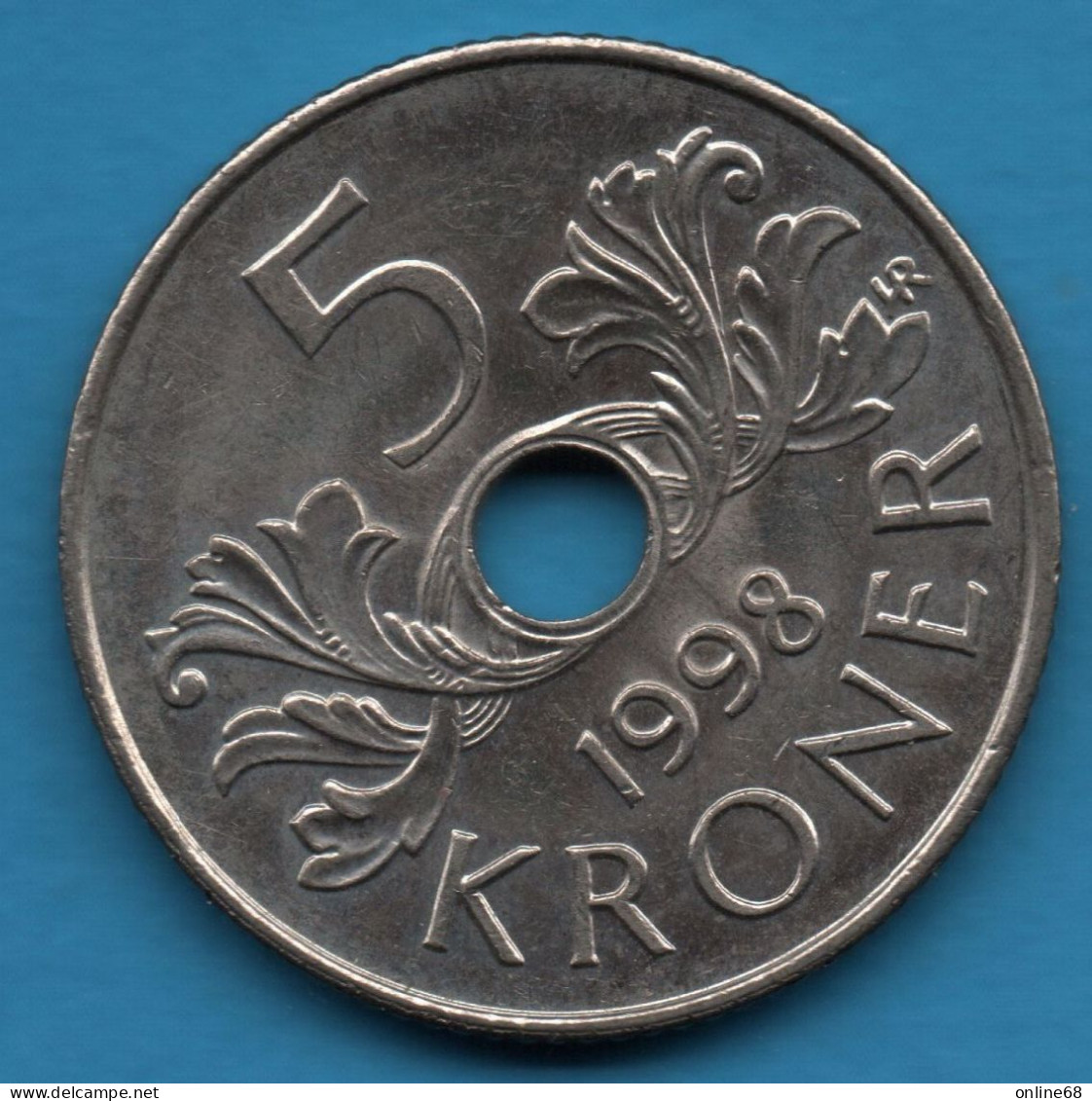 LOT MONNAIES 4 COINS : 2 X 1K + 2 X 5K NORWAY - Vrac - Monnaies