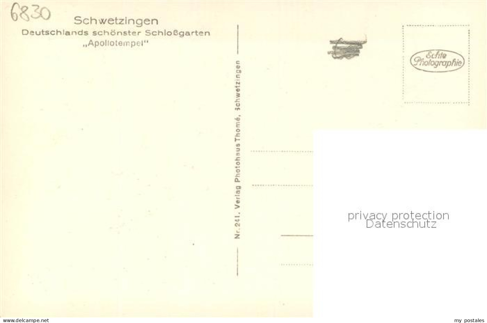 73694737 Schwetzingen Apollotempel Im Schlossgarten Schwetzingen - Schwetzingen