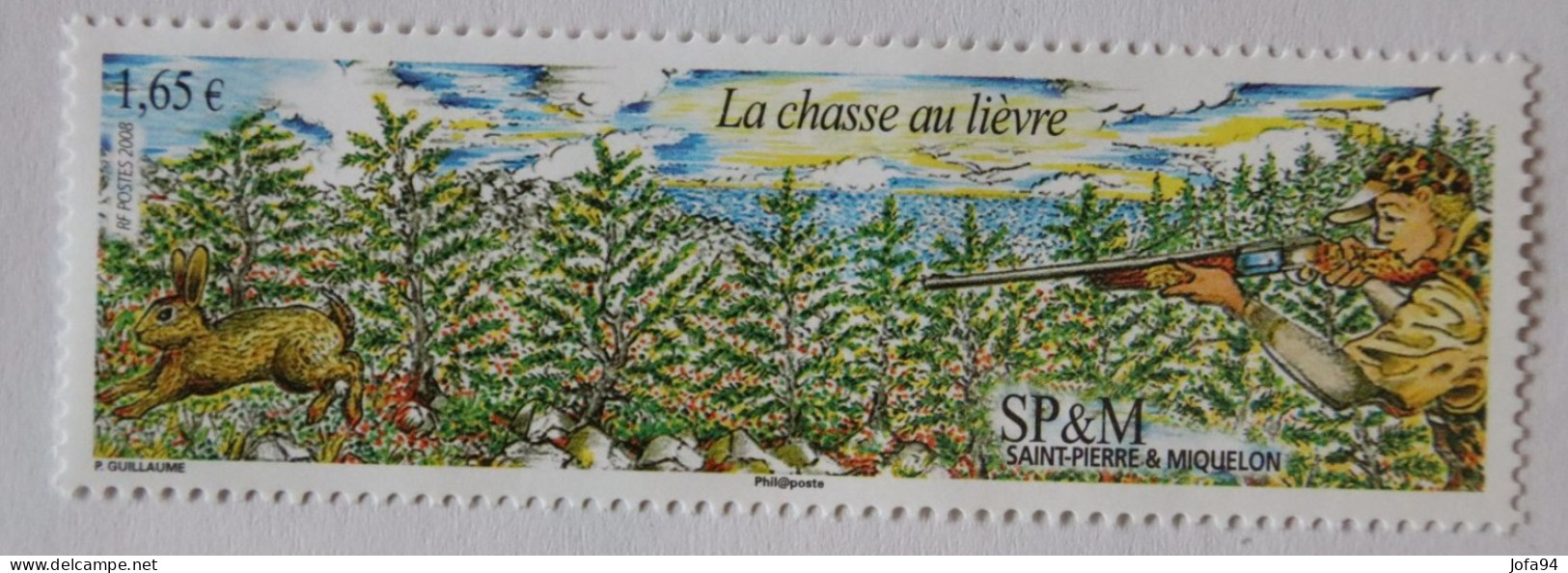 SPM 2008 La Chasse Au Lièvre  YT 937 Neuf - Unused Stamps