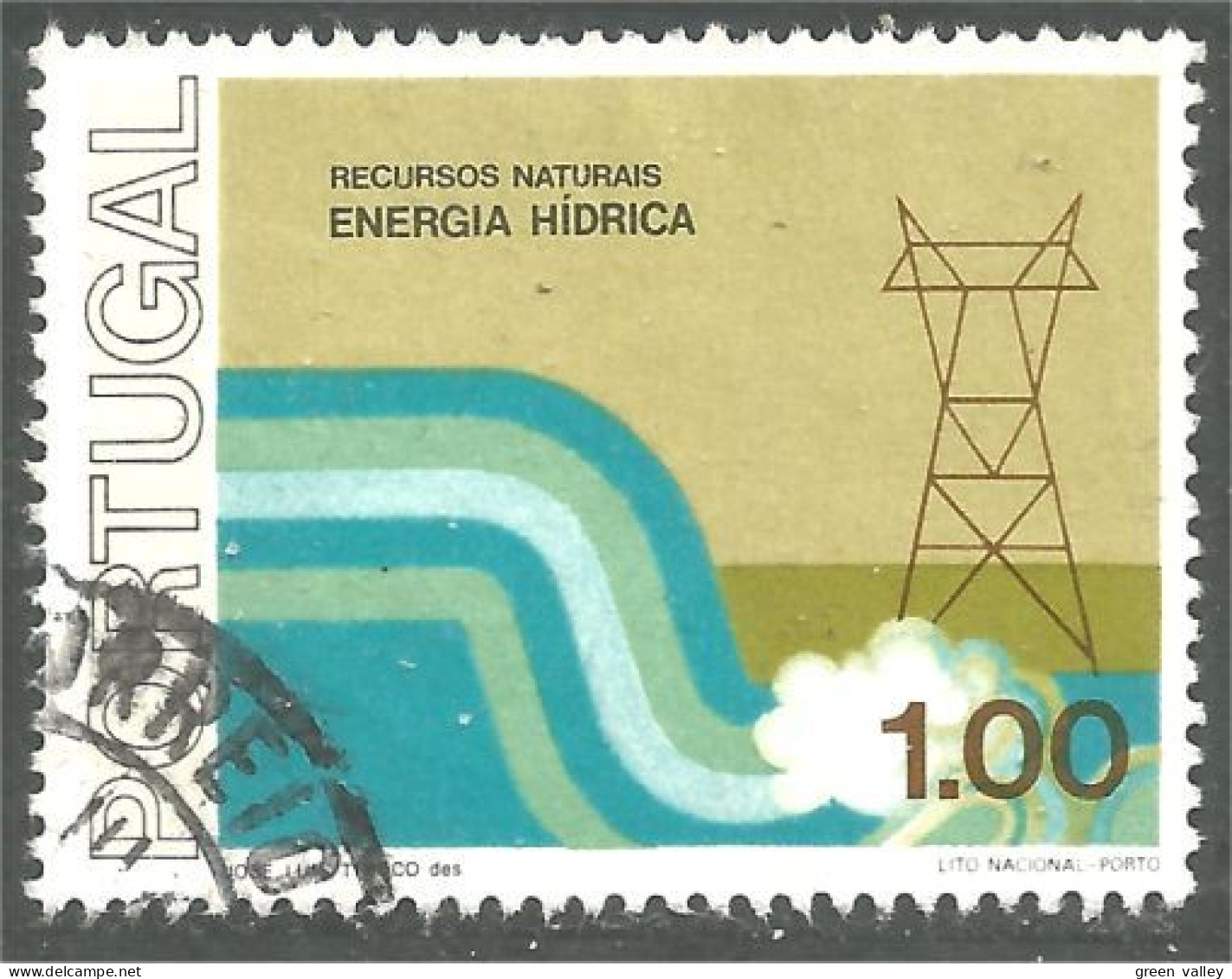 XW01-2513 Portugal Natural Resources Hydroélectricité Hydroelectricity - Elektriciteit