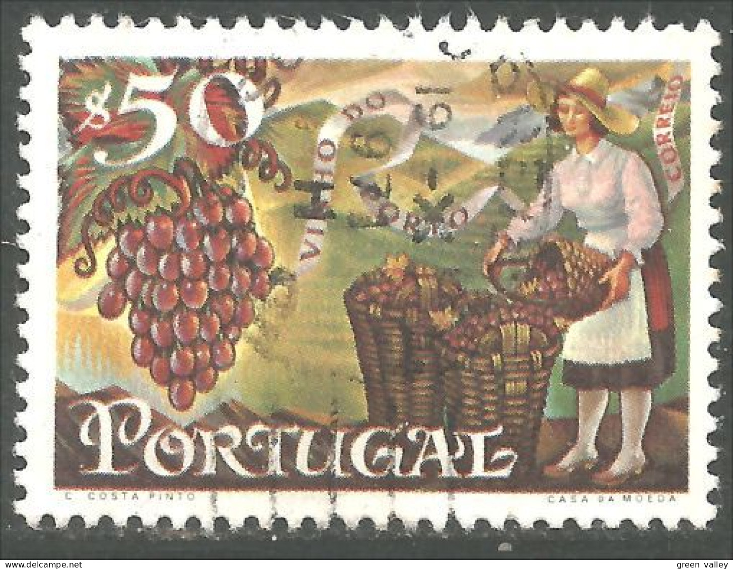 XW01-2464 Portugal Vinho Porto Vin Wine Wein Vino Grapes Raisins - Vinos Y Alcoholes