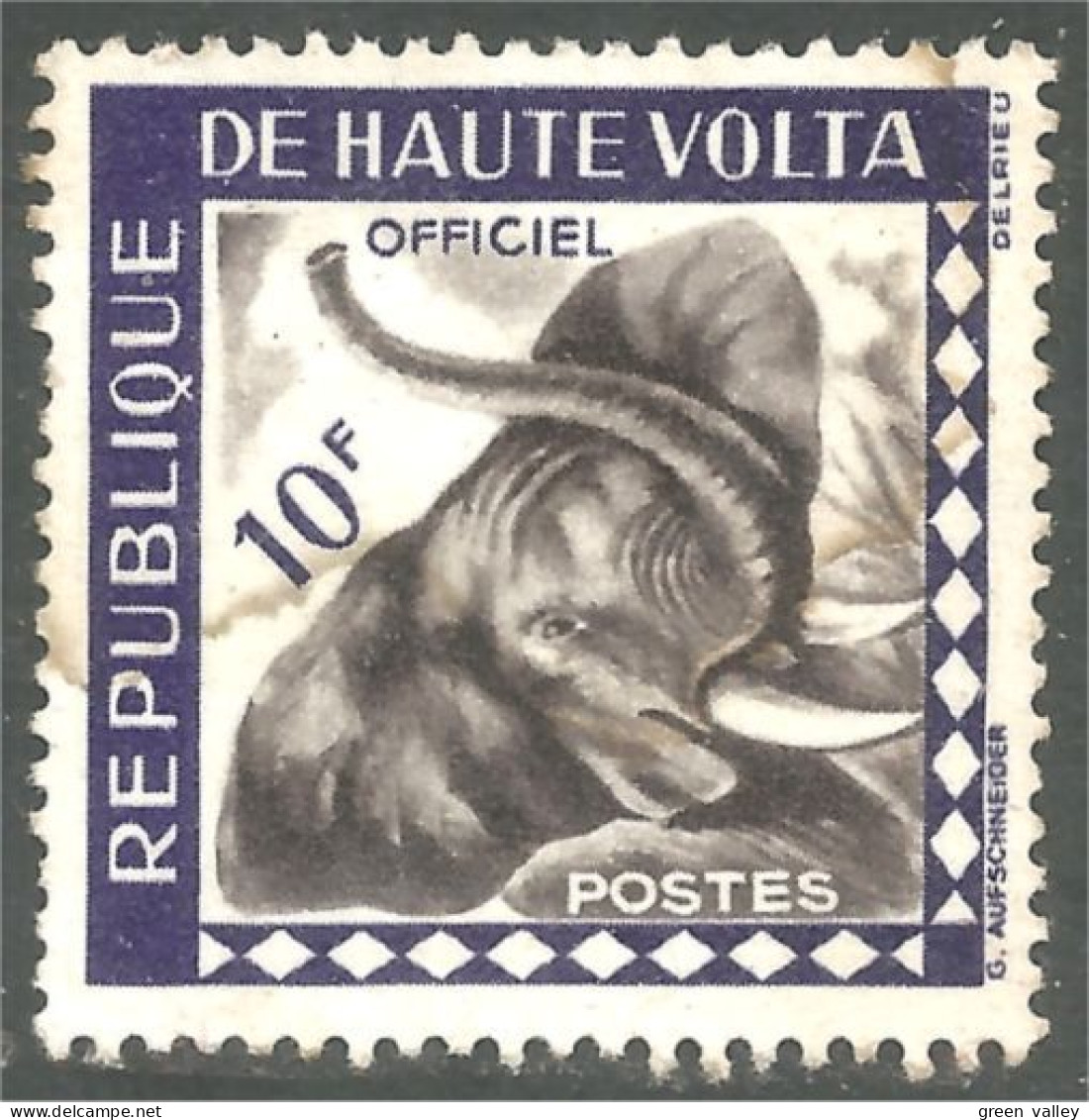 XW01-2419 Haute-Volta Elephant Elefante Norsu Elefant Olifant - Elefanten