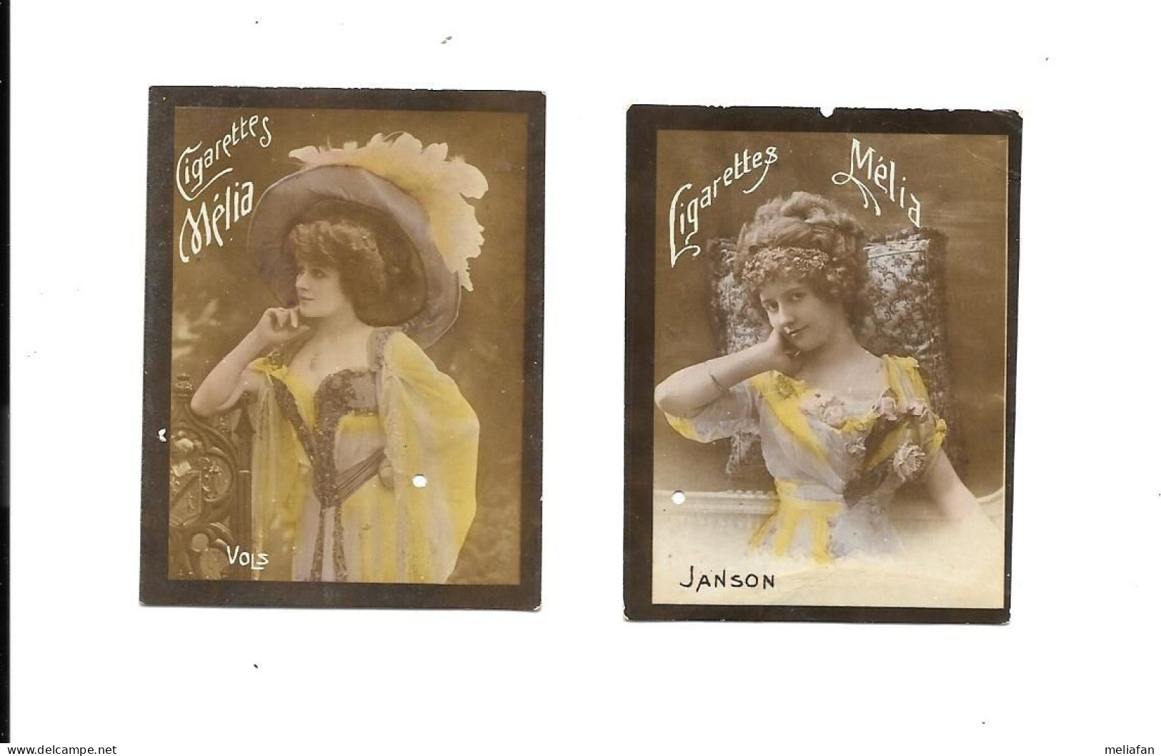 CK41 - CARTES CIGARETTES MELIA - TIRAGE 3S - JANSON - VOLS - Melia