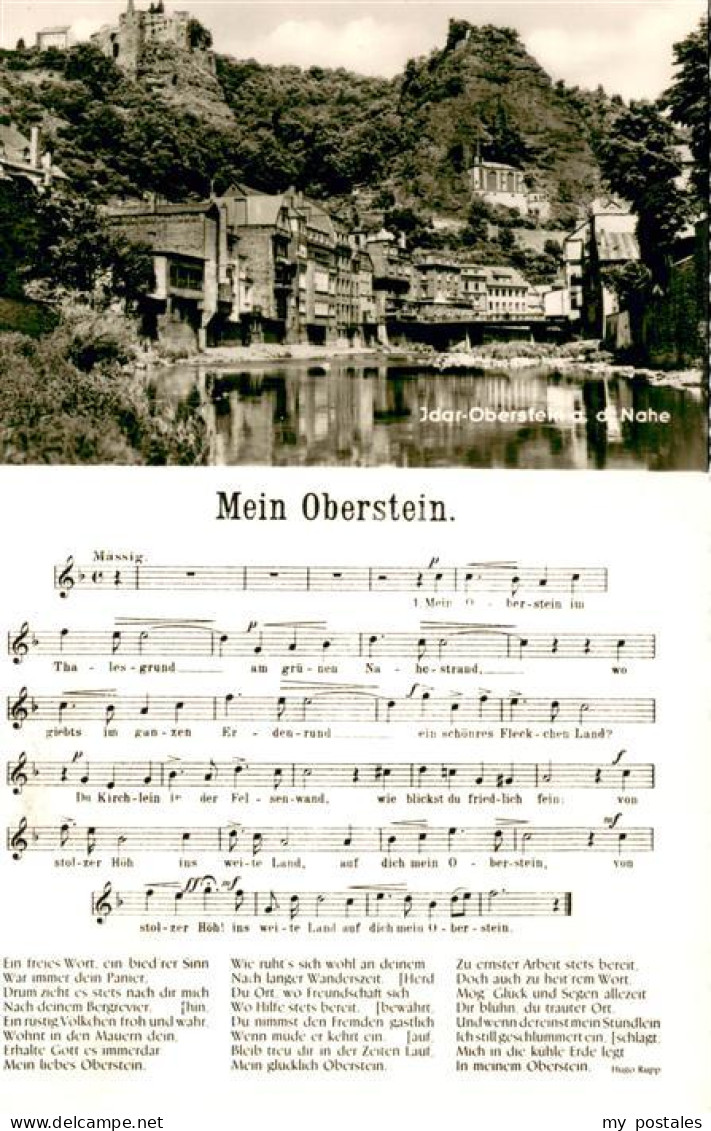 73694539 Idar-Oberstein Partie An Der Nahe Schloss Felsenkirche Lied Mein Oberst - Idar Oberstein