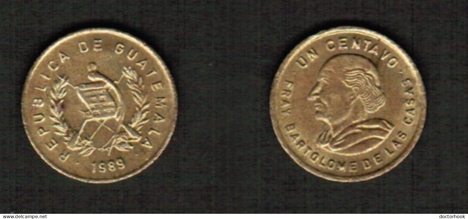 GUATEMALA    1 CENTAVO 1989 (KM # 275) #7711 - Guatemala