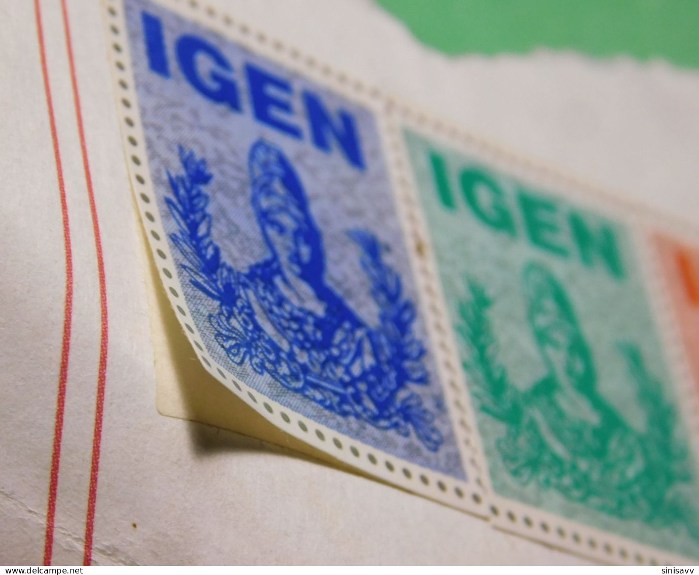 Vignette - Sticker - IGEN - Revenue Stamps