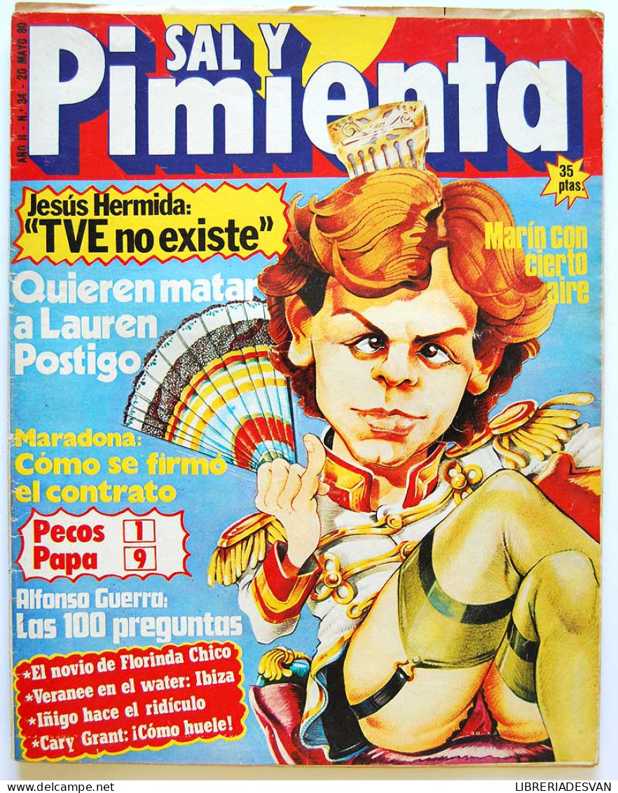 Sal Y Pimienta Nº 34. Mayo 1980 - Sin Clasificación