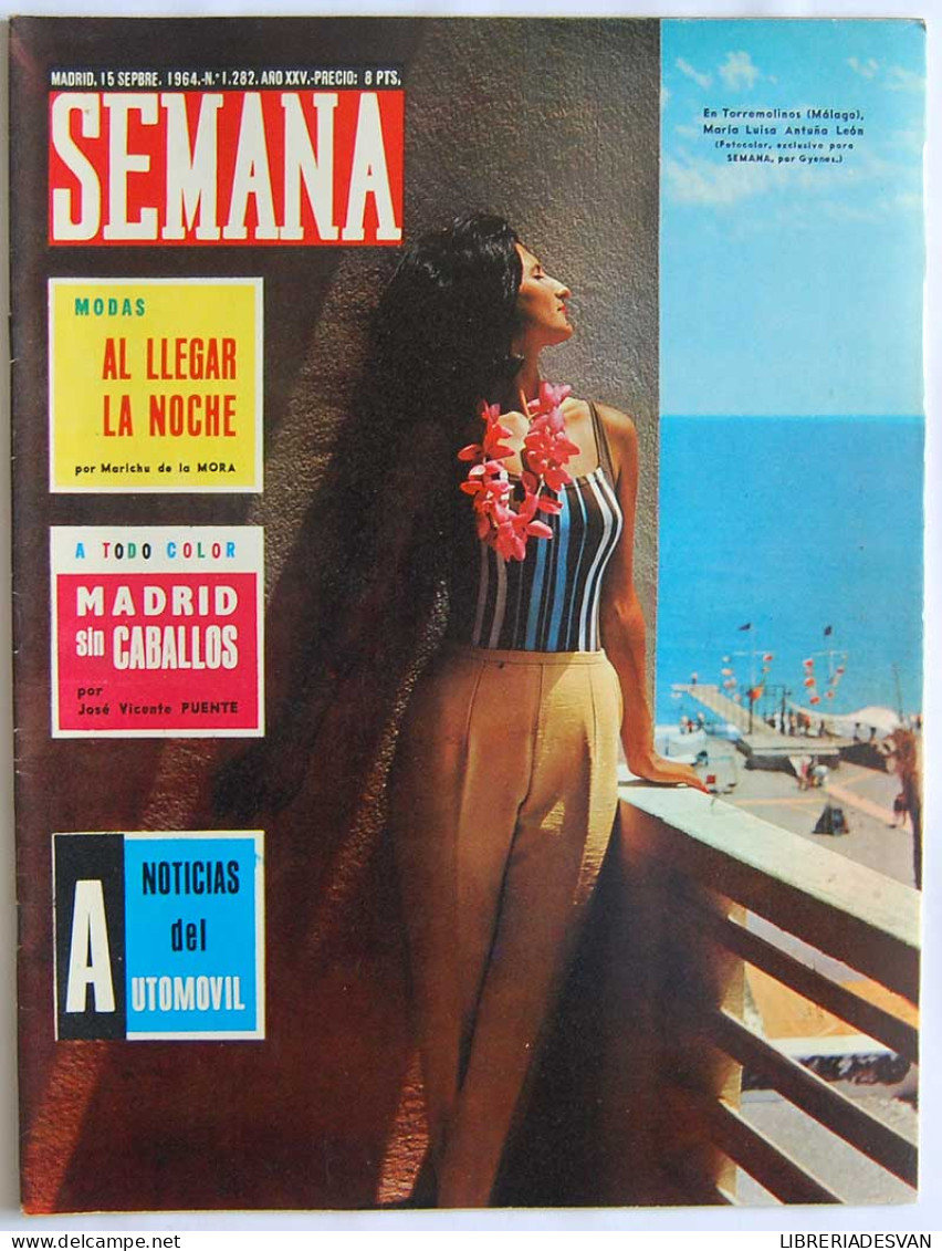 Revista Semana Nº 1282. 15-9-1964. Mayte Blasco. Madrid Sin Caballos. Beatles - Unclassified
