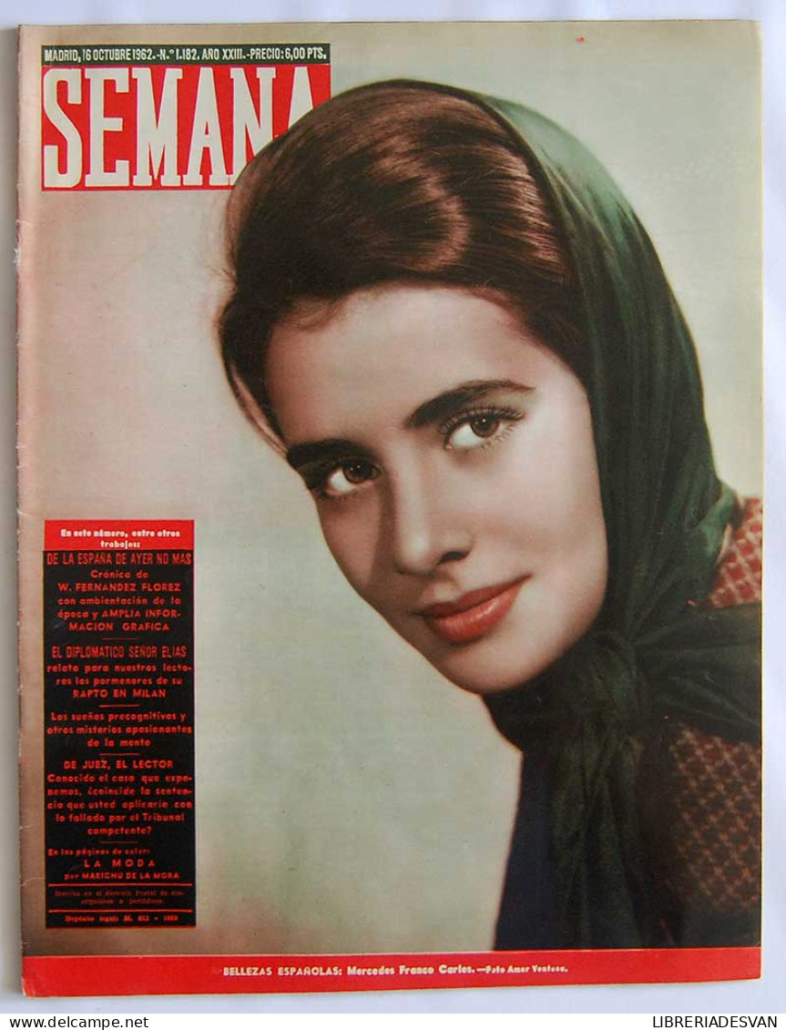 Revista Semana Nº 1182. 16-10-1962. Elizabeth Taylor - Unclassified