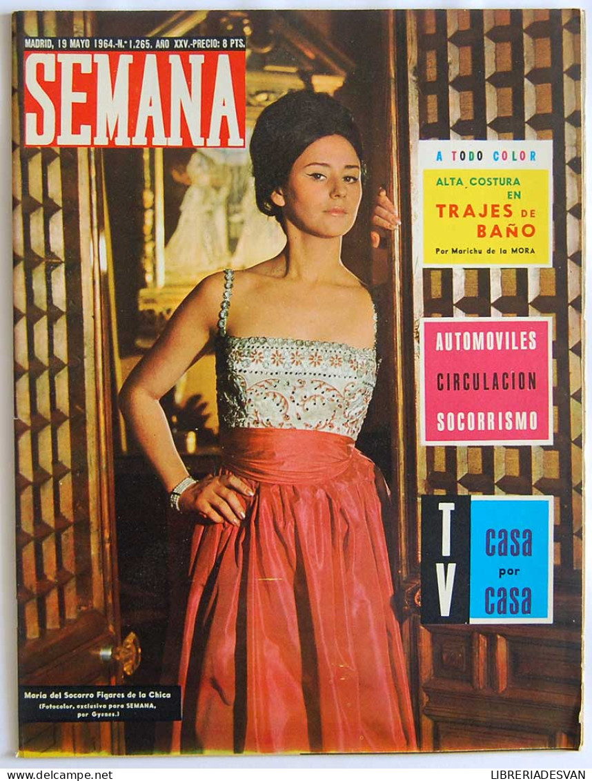 Revista Semana Nº 1265. 15-5-1964. Françoise Dorleac. Audrey Hepburn - Unclassified
