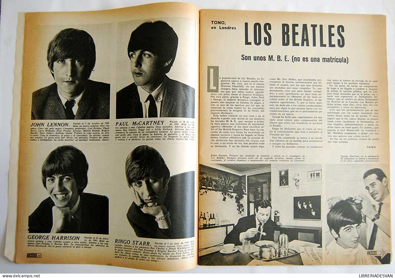 Revista Semana Nº 1323. 26-06-1965. Reportaje Especial Los Beatles. Moto Scooter - Sin Clasificación