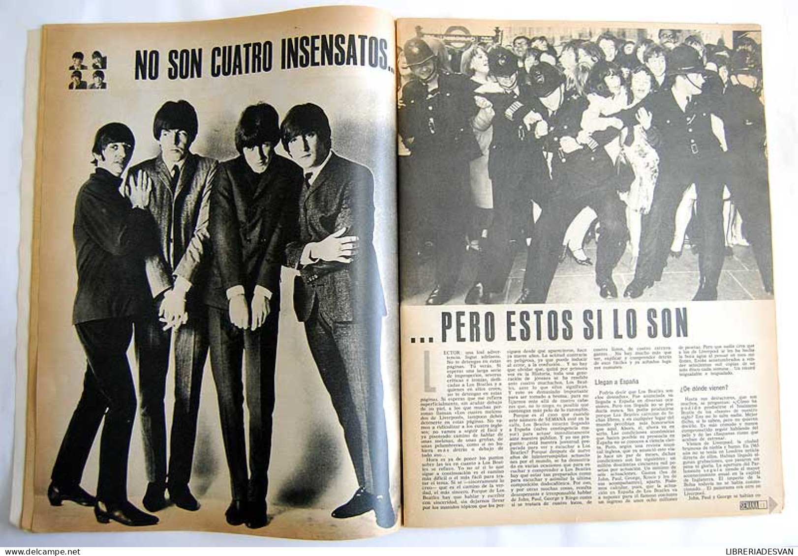 Revista Semana Nº 1323. 26-06-1965. Reportaje Especial Los Beatles. Moto Scooter - Sin Clasificación