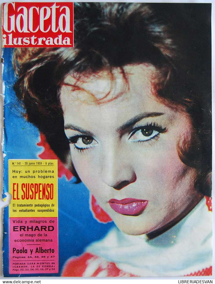 Carmen Vuelve Al Cine. Sara Montiel. La Gaceta Ilustrada 1959 - Sin Clasificación