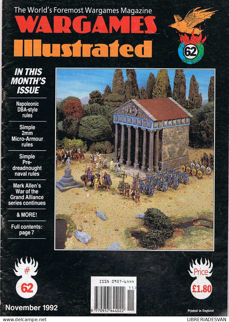 Wargames Illustrated Nº 62. November 1992 - Non Classés
