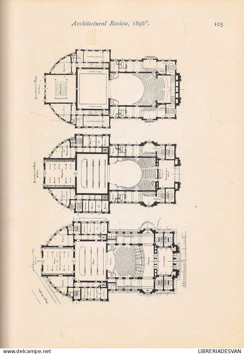 Academy Architecture And Architectural Review Vols. 10, 11, 12. 1896-1897 - Alexander Koch - Unclassified