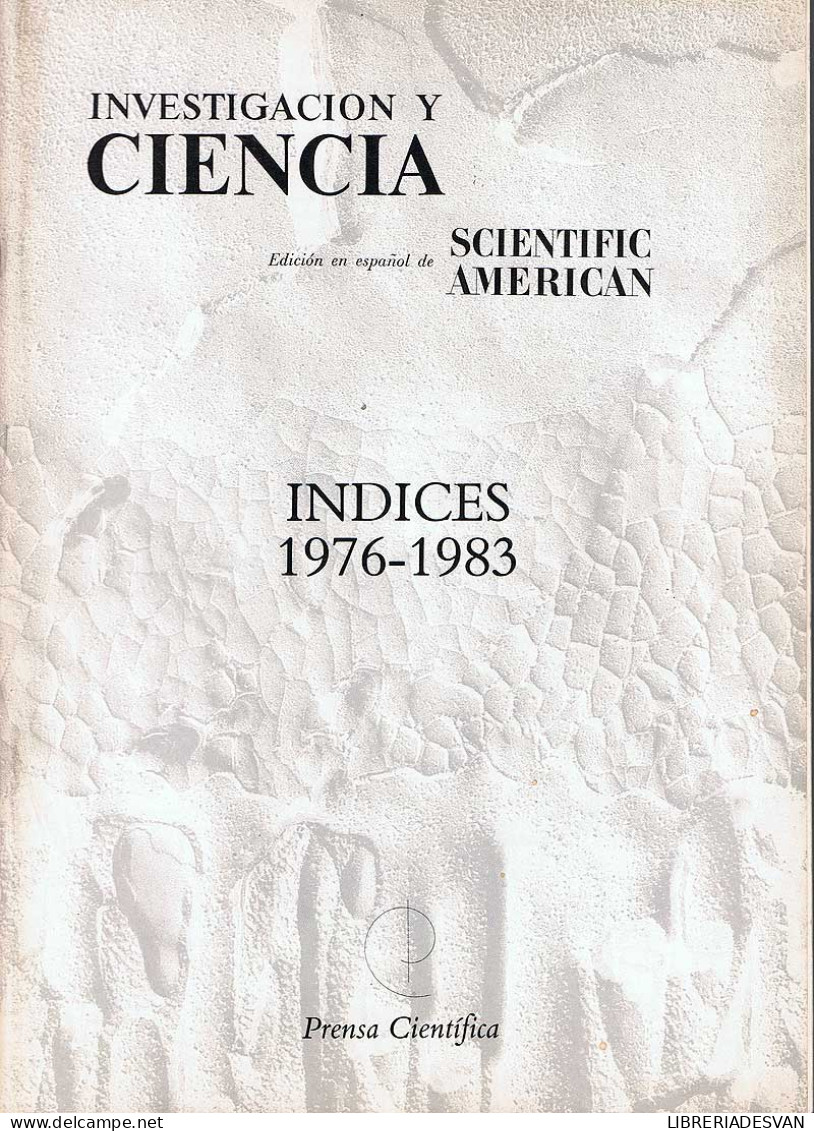 Revista Investigación Y Ciencia Indices 1976-1983 - Non Classés