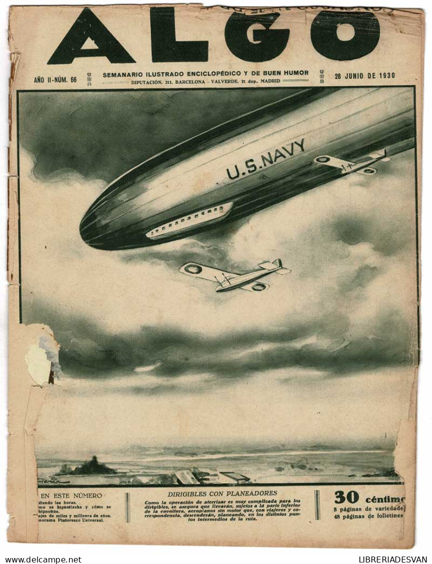 Revista Algo. Año II Nº 66. 28 Junio 1930 - Sin Clasificación