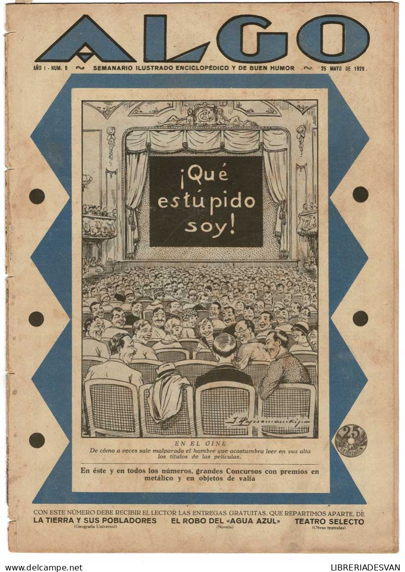 Revista Algo. Año I Nº 9. 25 Mayo 1929 - Unclassified