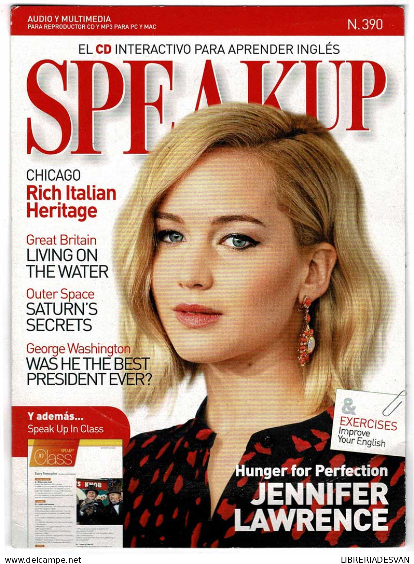 CD Interactivo De La Revista Speak Up Nº 390. Jennifer Lawrence - Sin Clasificación
