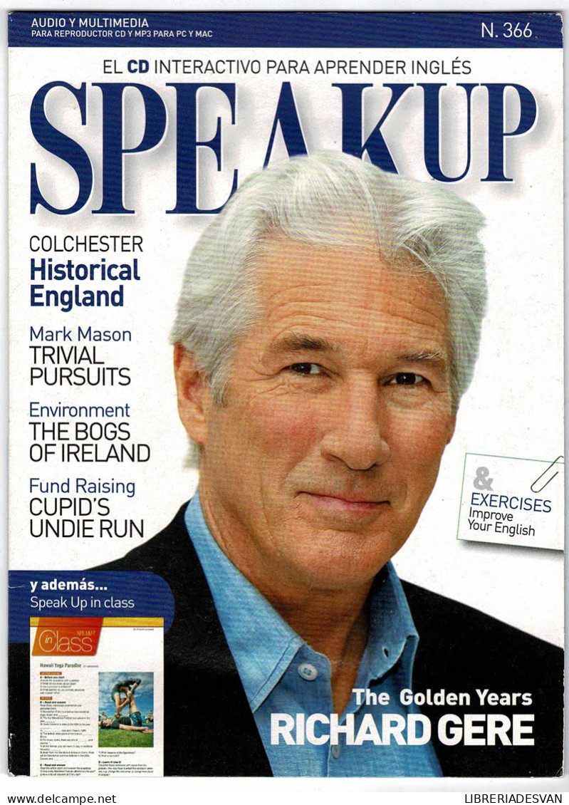 CD Interactivo De La Revista Speak Up Nº 366. Richard Gere - Non Classés