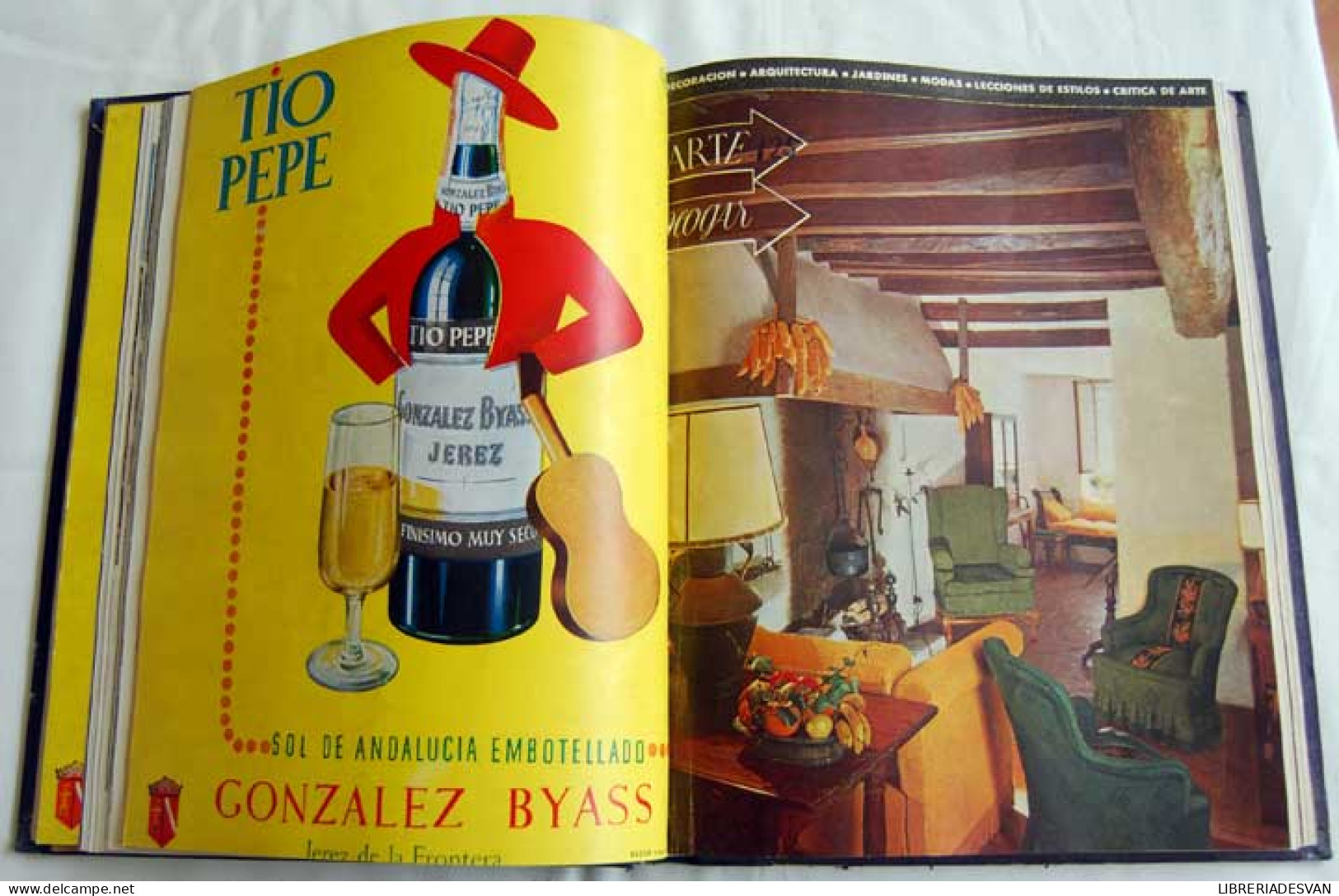 Revista Arte Y Hogar. Tomo Encuadernado. Nº 123 A 128 (1955-1956) - Ohne Zuordnung