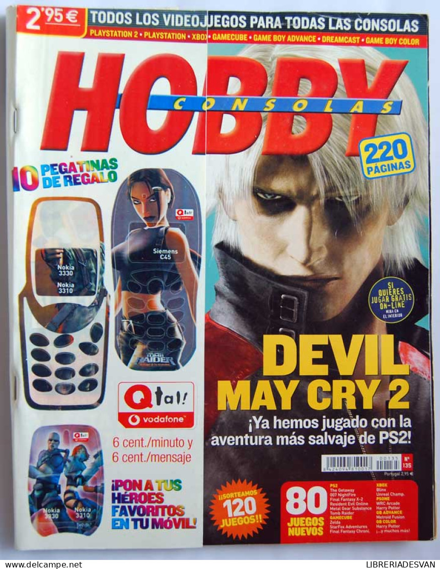 Revista Hobby Consolas Nº 135. Devil May Cry 2 - Sin Clasificación