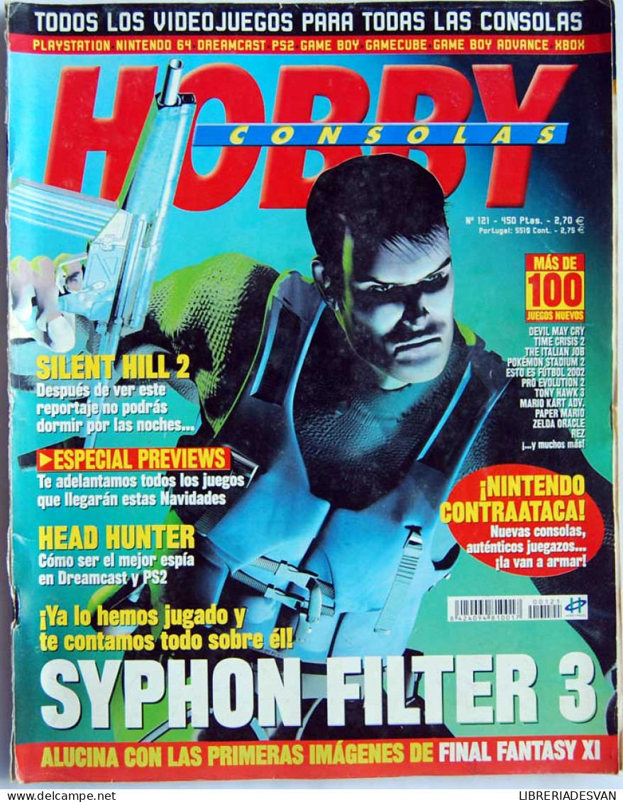Revista Hobby Consolas Nº 121. Syphon Filter 3 - Unclassified