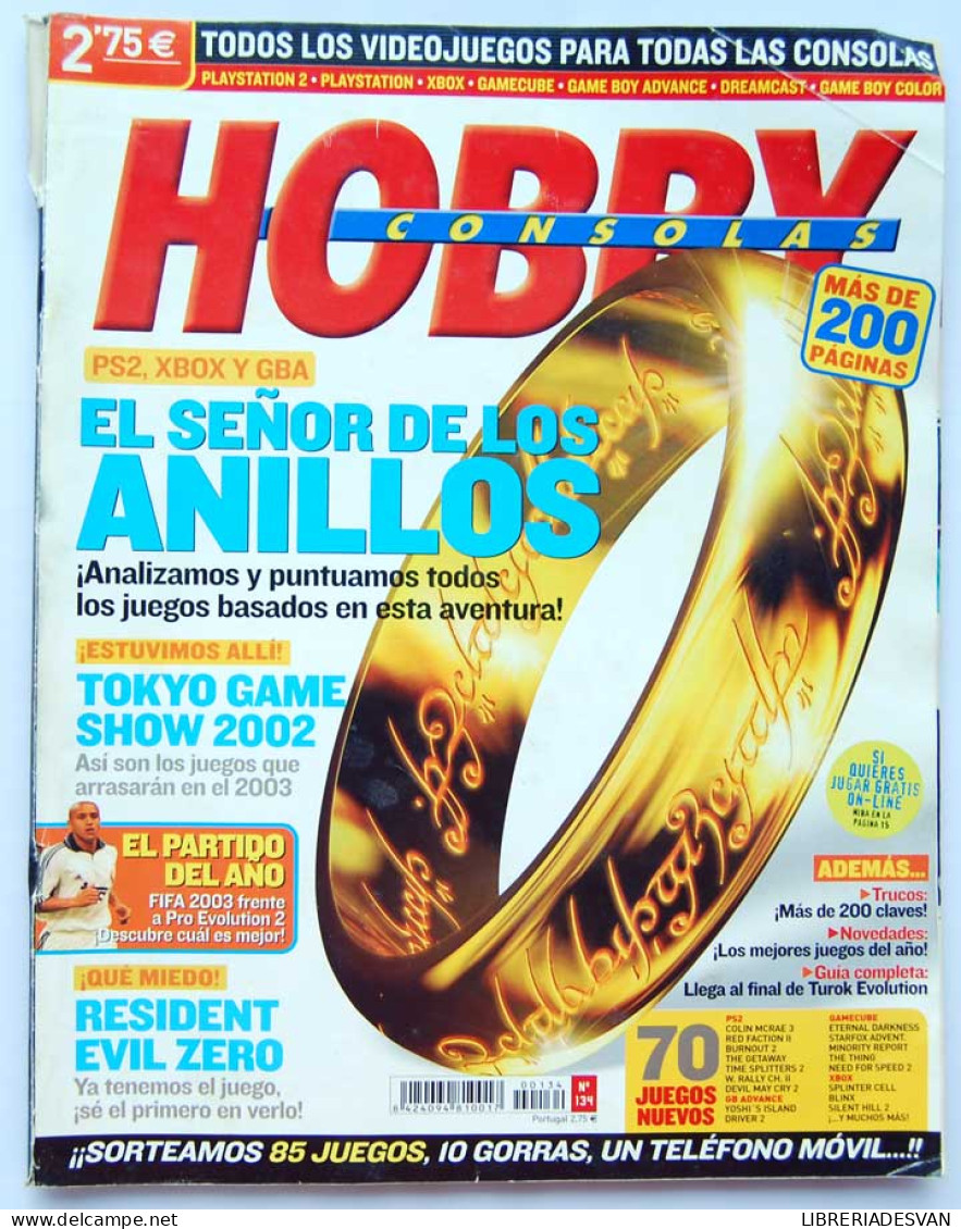 Revista Hobby Consolas Nº 134. El Señor De Los Anillos - Sin Clasificación
