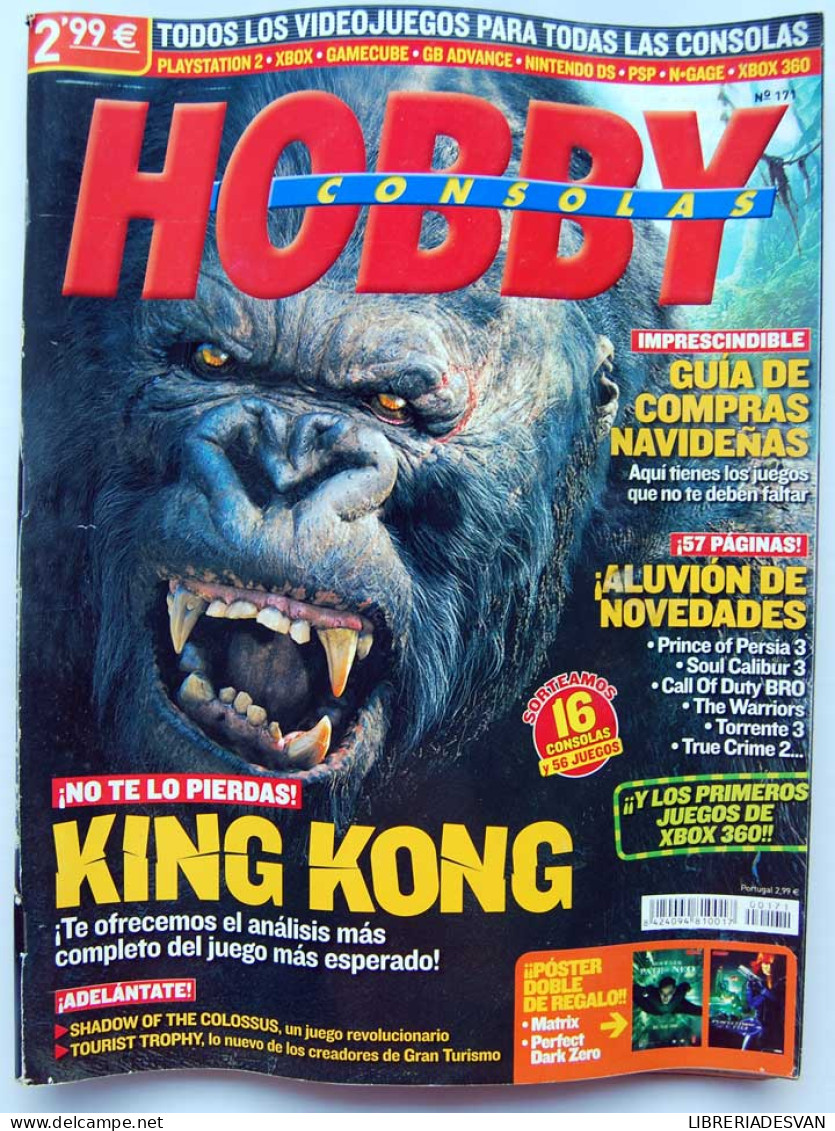 Revista Hobby Consolas Nº 171. King Kong - Sin Clasificación