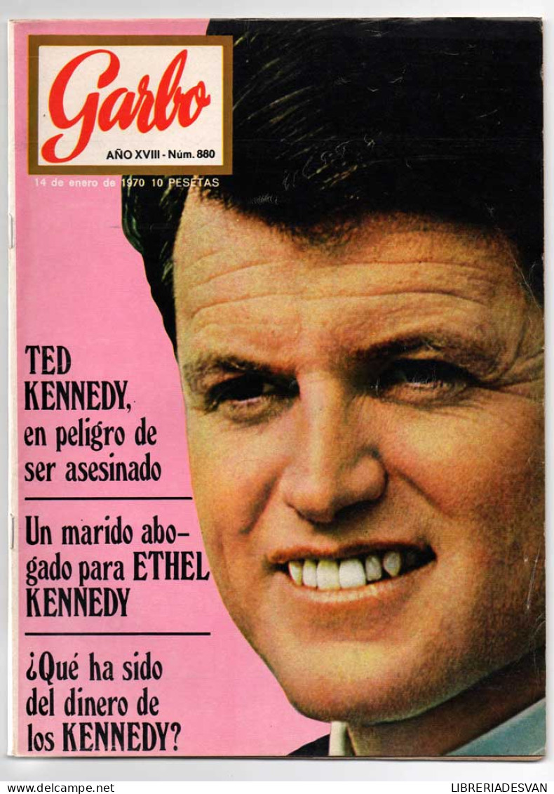Revista Garbo Nº 880 - Ethel Kennedy, Gregory Peck, El Puri, Gina, Sofía, Soraya - Sin Clasificación