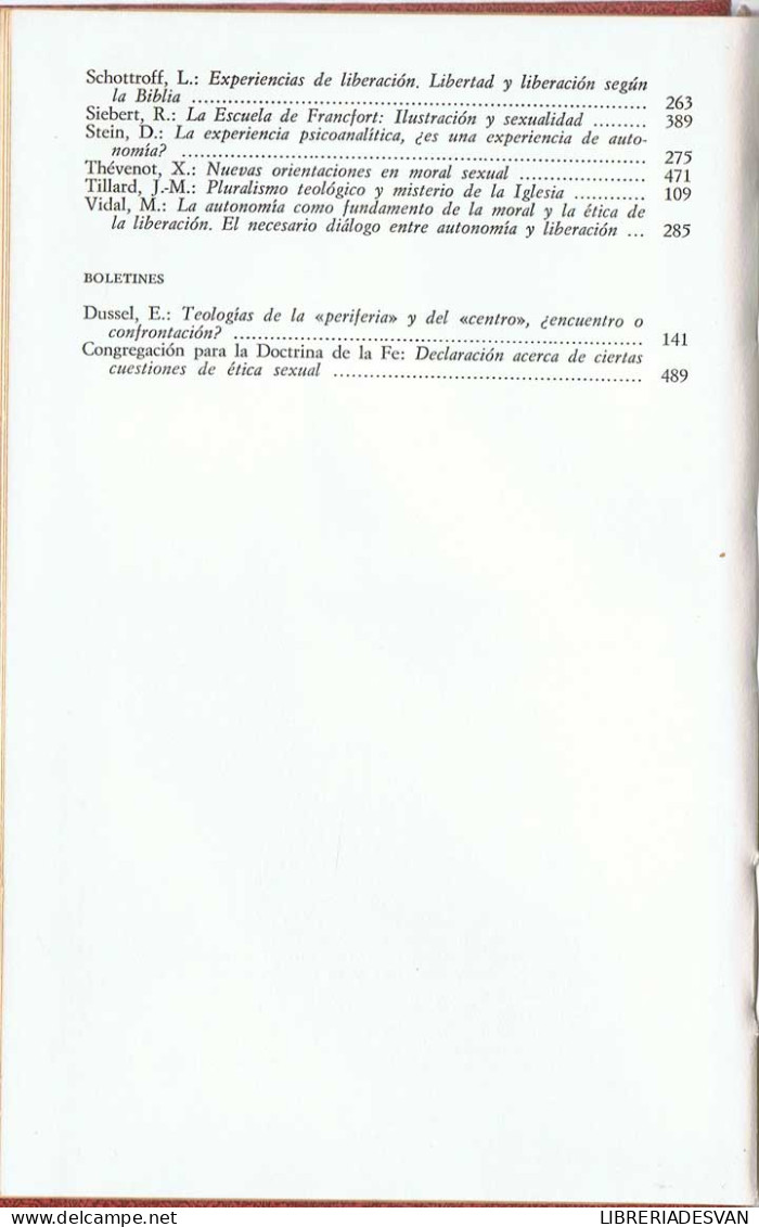 Concilium. Revista Internacional De Teología. Año XX 1984. Nº 191-193 - Sin Clasificación