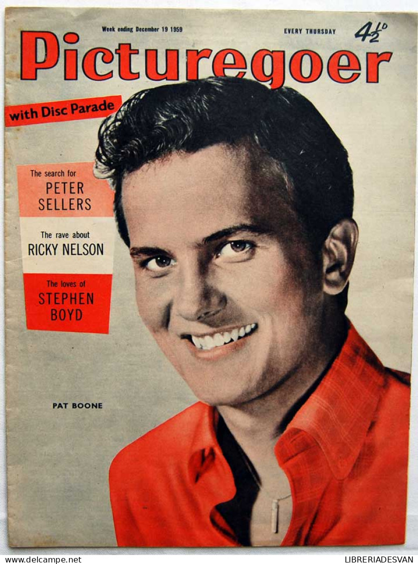 Picturegoer December 19, 1959. Pat Boone - Unclassified