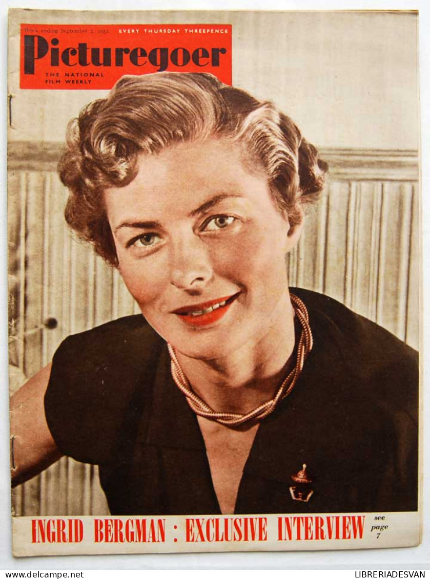 Picturegoer Nº 852. September 1, 1951. Ingrid Bergman - Zonder Classificatie