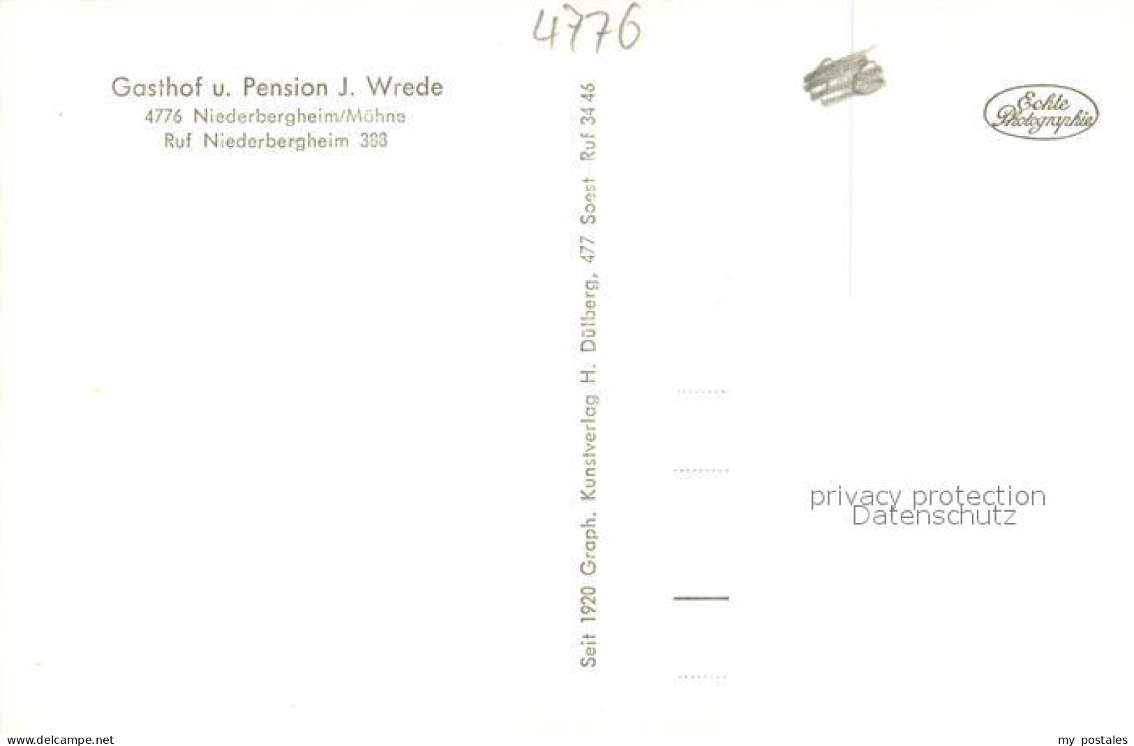 73694390 Niederbergheim Gasthof Pension Wrede Niederbergheim - Warstein