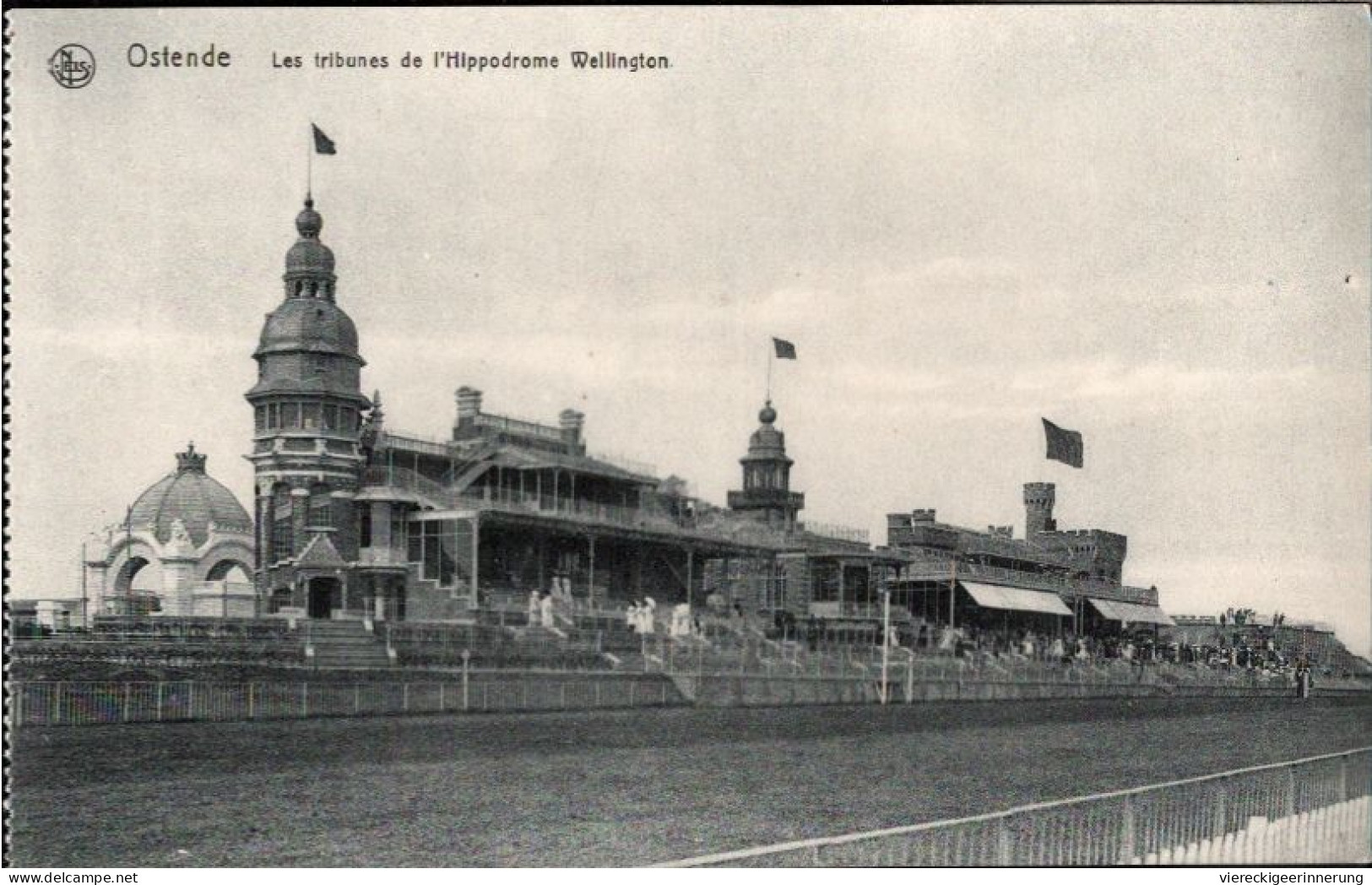 ! Alte Ansichtskarte Ostende, Oostende, Hippodrome, Horse Race, Belgien - Oostende