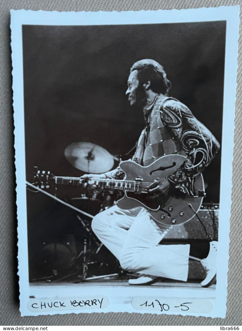 CHUCK BERRY - 14 X 10 Cm. (REPRO PHOTO ! - Zie Beschrijving - Voir Description - See Description) ! - Personalidades Famosas