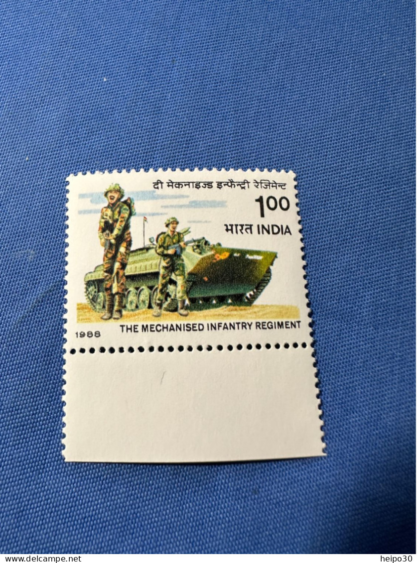 India 1988 Michel 1145 Mechanisiertes Infanterie-Regiment MNH - Unused Stamps