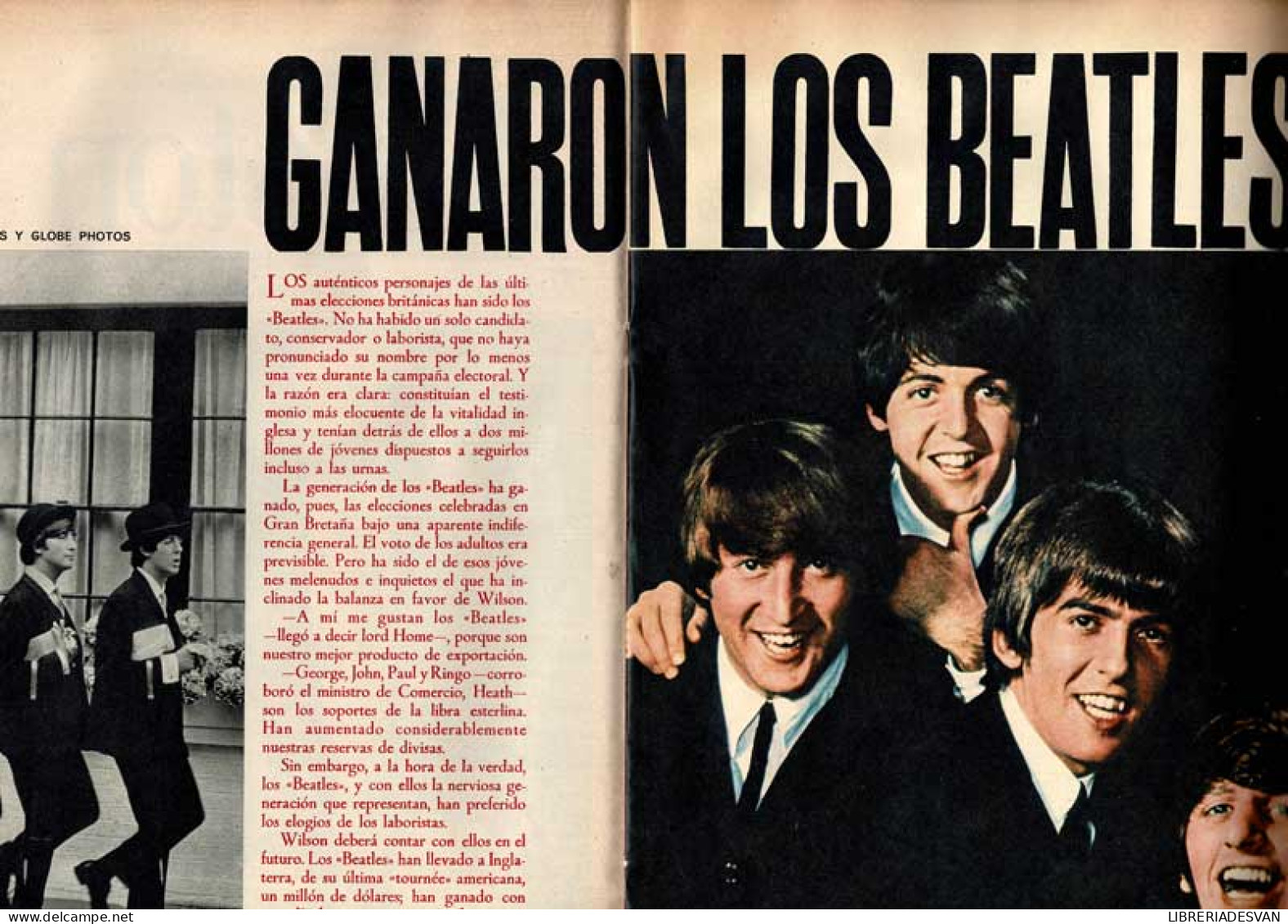 La Actualidad Española No. 668. 1964. Los Beatles Ganaron Las Elecciones - Non Classés